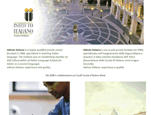 Tablet Screenshot of istitutoitaliano.com